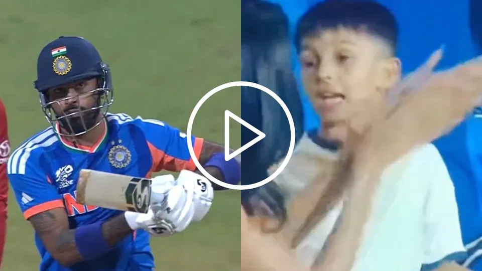 Hardik Pandya's son gets angry [Source: X.com]